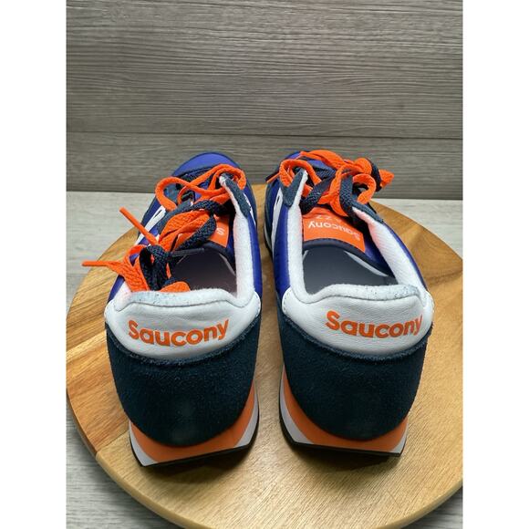 Men\'s Saucony Jazz 2044 698 Casual Sporty Low Lightweight Blue Sneakers Size 11
